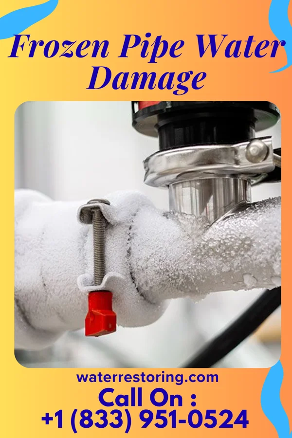 Frozen Pipe Water Damage in Center, ND